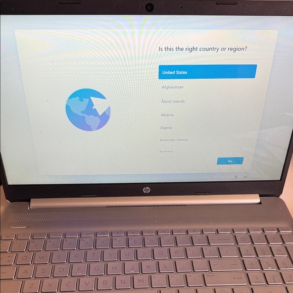 HP Other - HP Gray Laptop with Silver Accents